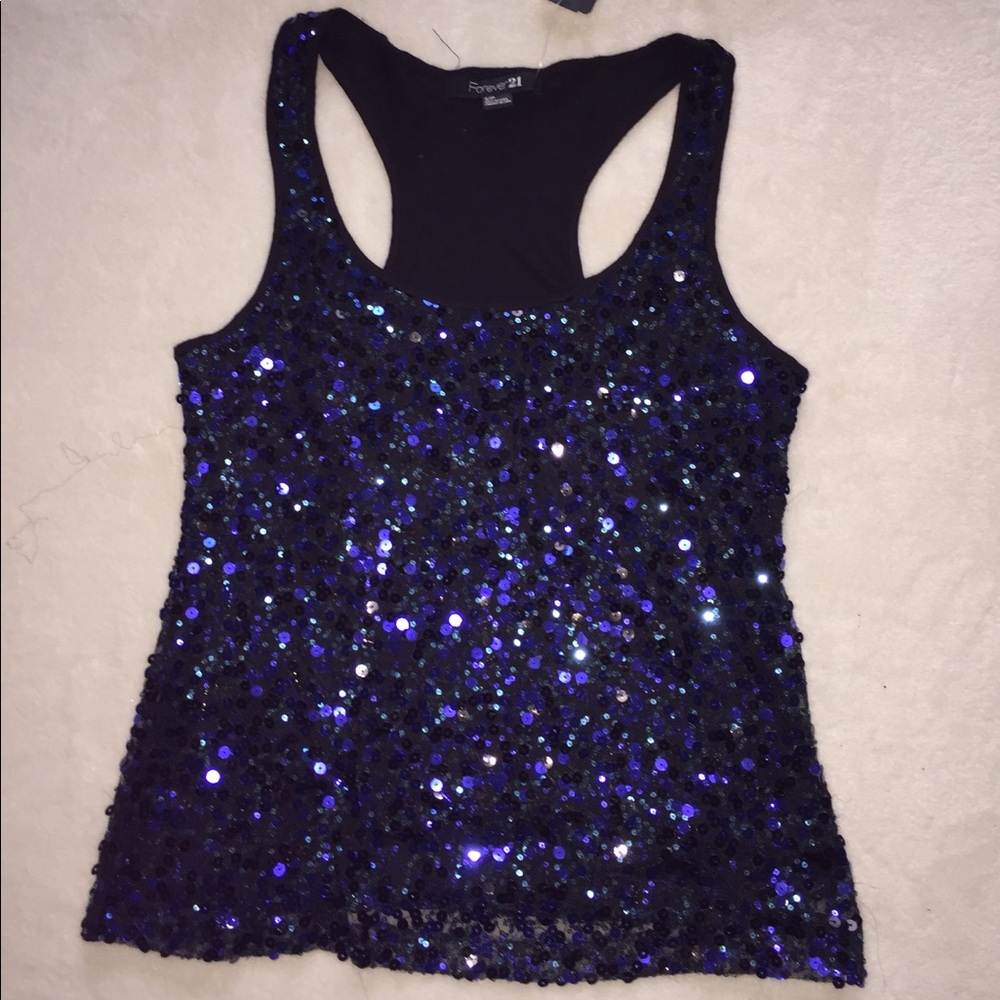 Forever 21 Sequin Tank Top NWT